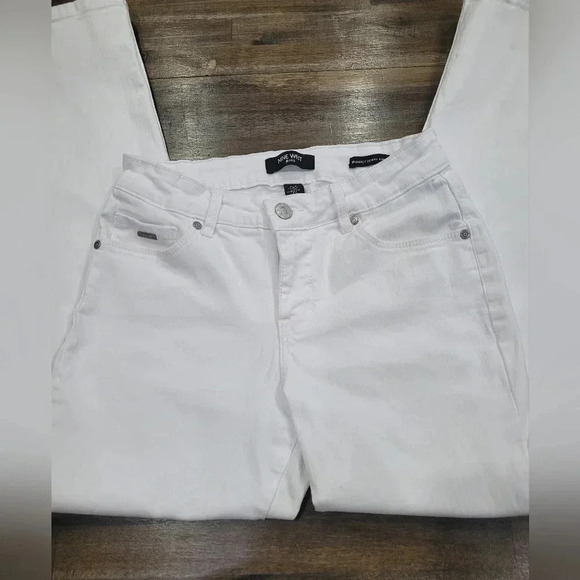 Nine West Gramercy Skinny Ankle Soft Twill Jeans - Picture 10 of 16